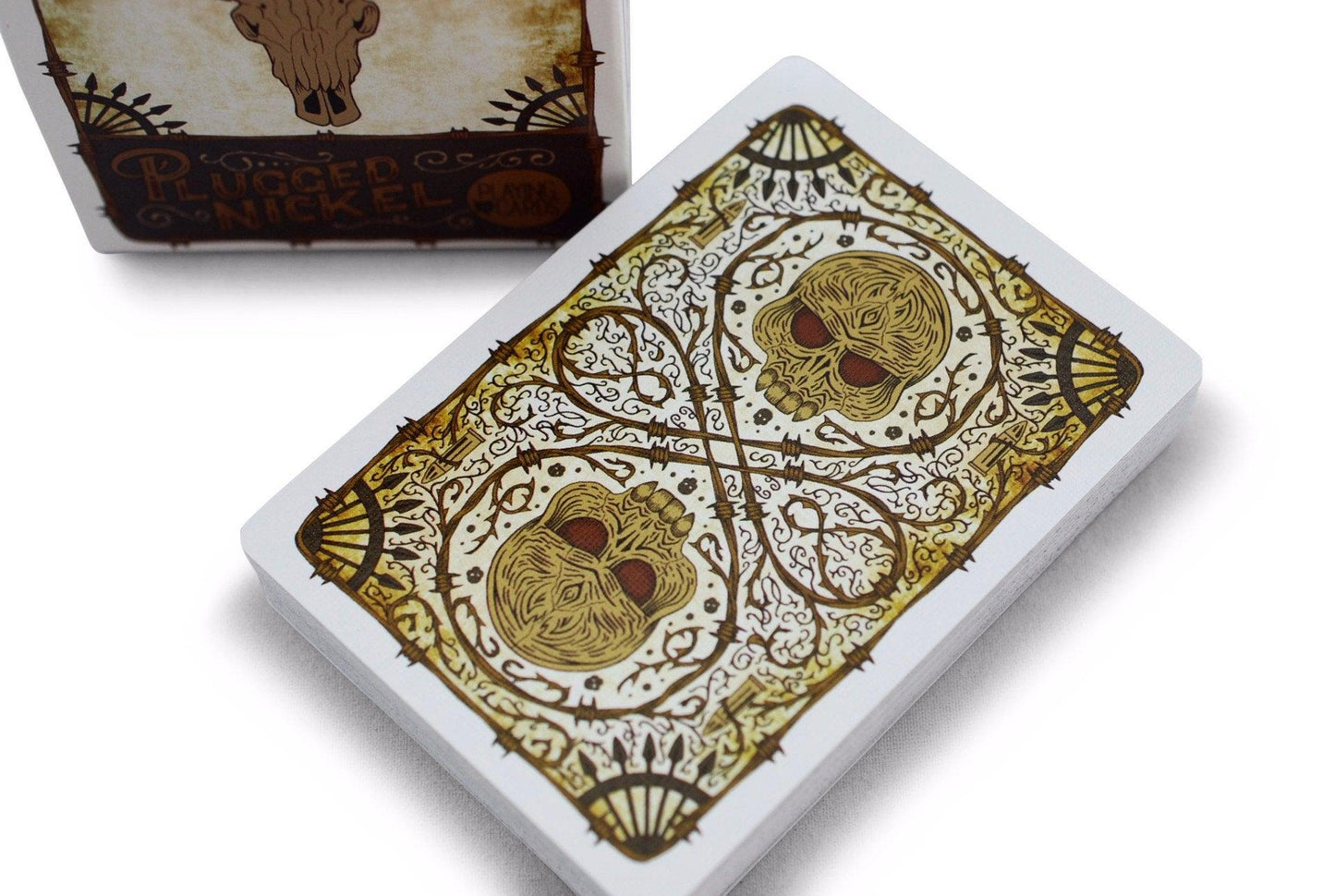 Bicycle® Plugged Nickel, Wanted Poster Playing Cards by US Playing Card Co.
