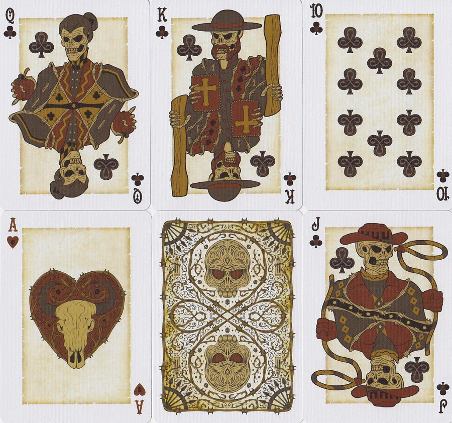 Bicycle® Plugged Nickel, Wanted Poster Playing Cards by US Playing Card Co.
