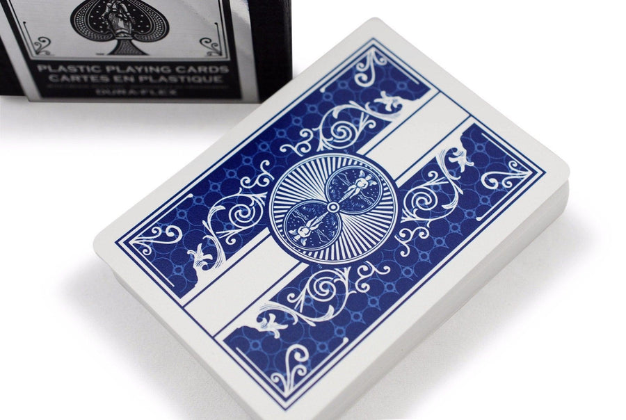 Bicycle Prestige Plastic Playing Cards with Premium Carrying Case, One Deck  of Red or Blue