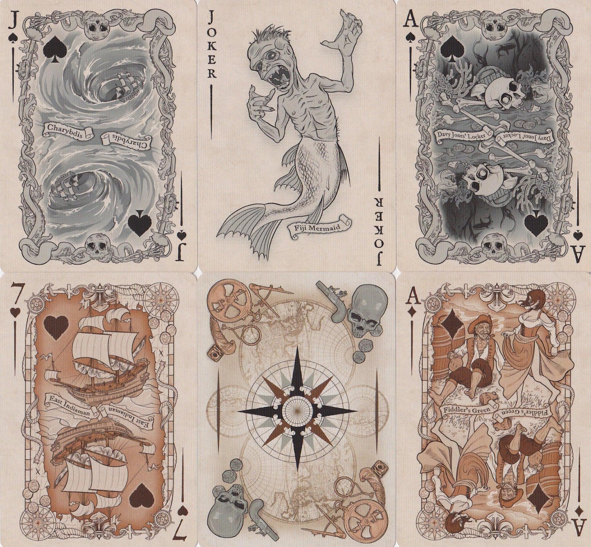 Bicycle® Seven Seas Playing Cards by US Playing Card Co.