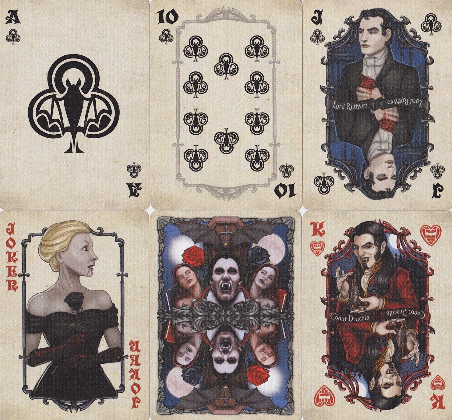 Bicycle® Vintage Vampires Playing Cards by US Playing Card Co.