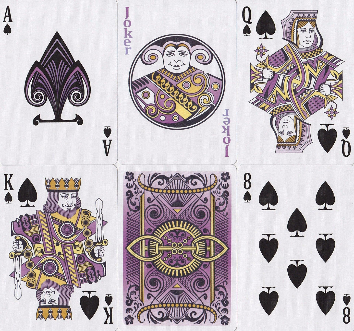 Bicycle® Viola Playing Cards by US Playing Card Co.