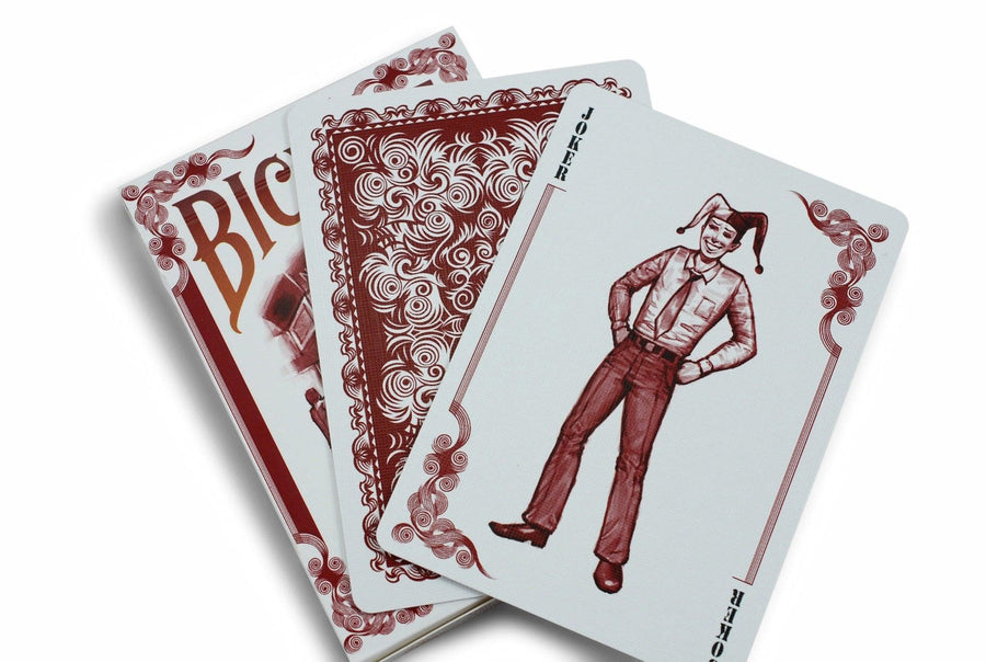Bicycle® White Collar Playing Cards by US Playing Card Co.