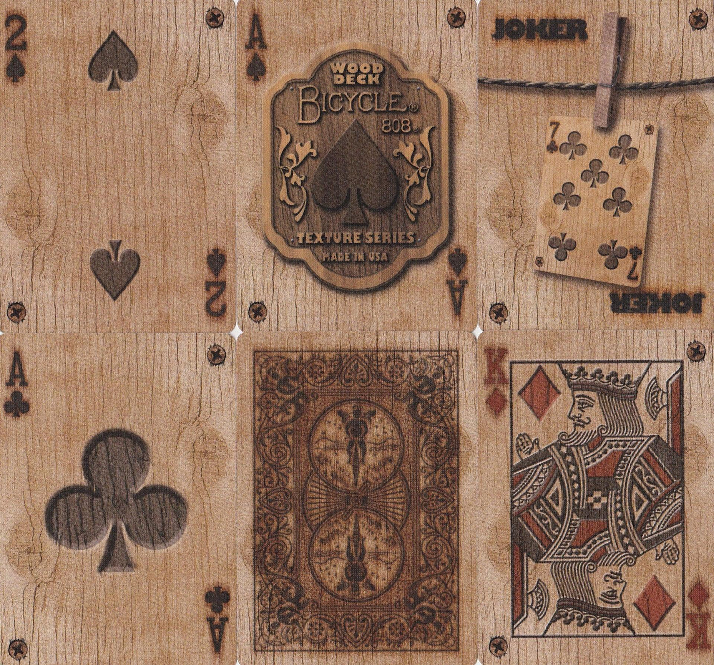 Bicycle® Wood Playing Cards by US Playing Card Co.