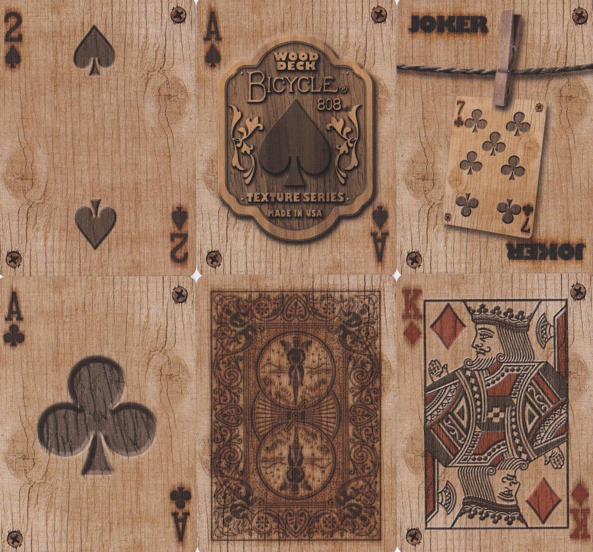 Bicycle® Wood Playing Cards by US Playing Card Co.