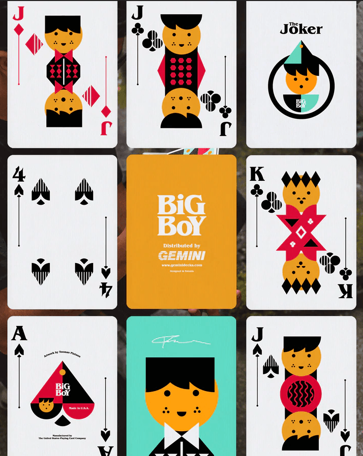 Big Boy No.2 Playing Cards by Gemini