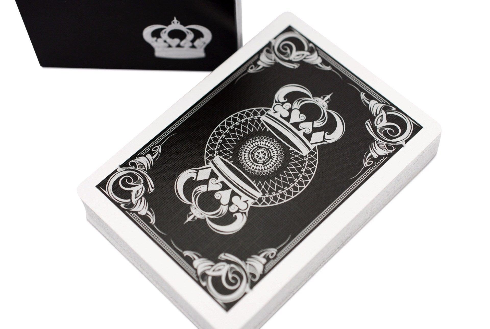 Black Crown Playing Cards by The Blue Crown
