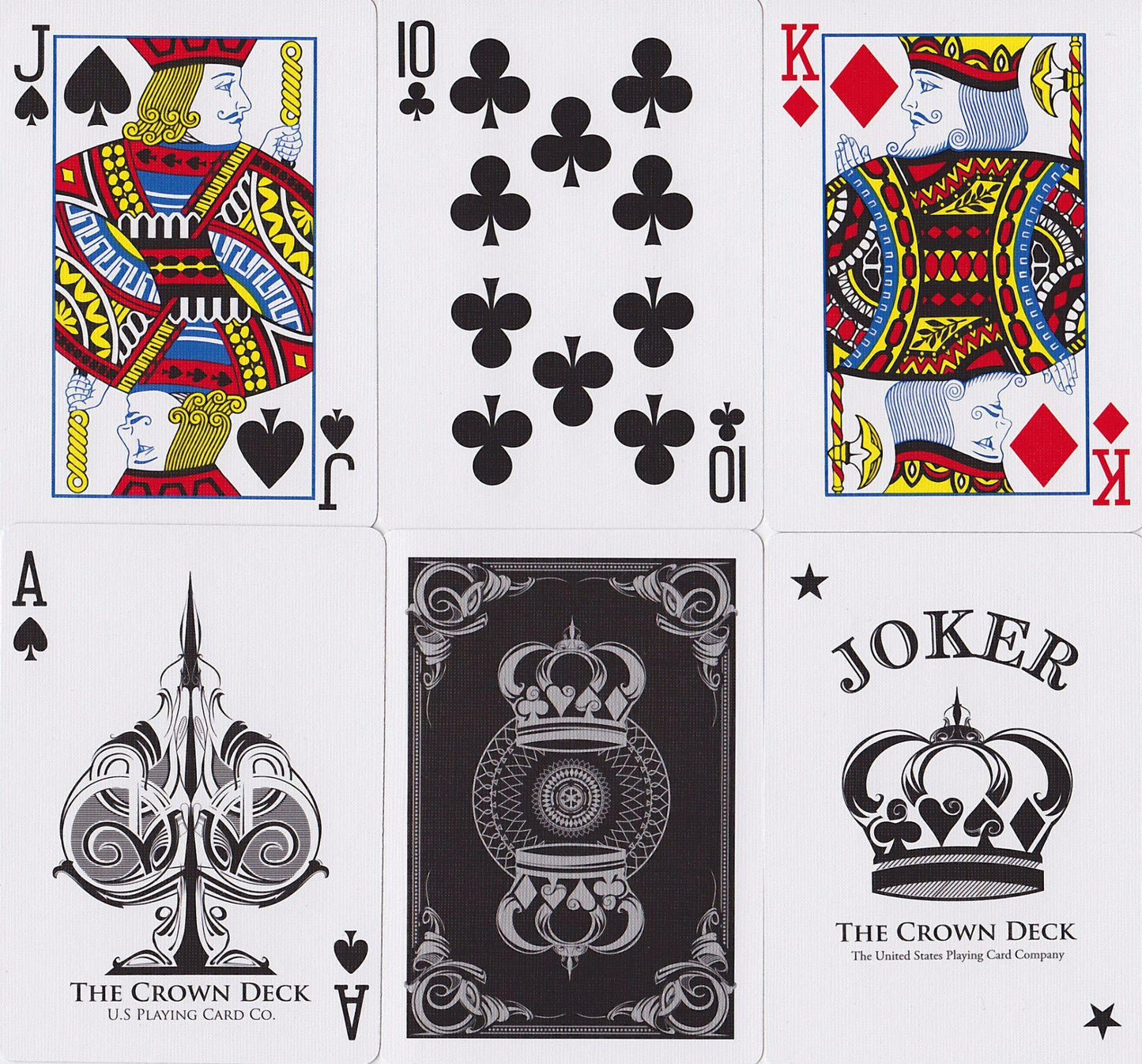 Black Crown Playing Cards by The Blue Crown