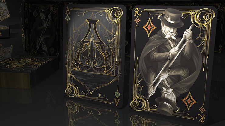Black Exquisite Special Players Edition Playing Cards by US Playing Card Co.