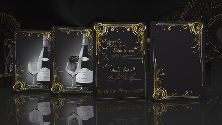 Black Exquisite Special Players Edition Playing Cards by US Playing Card Co.