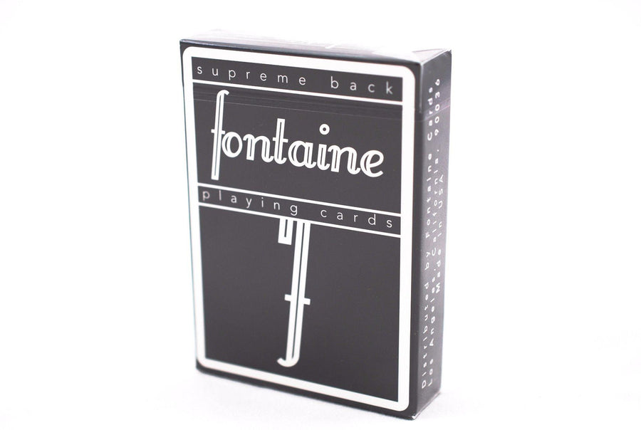 Black Fontaine Playing Cards by Zach Mueller