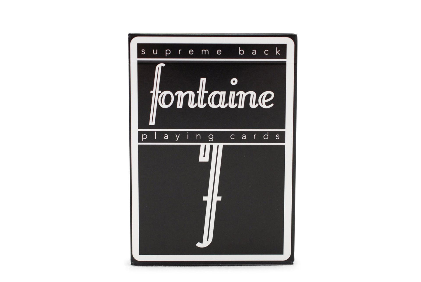 fontaine black フォンテイン 黒 レアデック Black Fontaine-RarePlayingCards.com – Rare Playing Cards