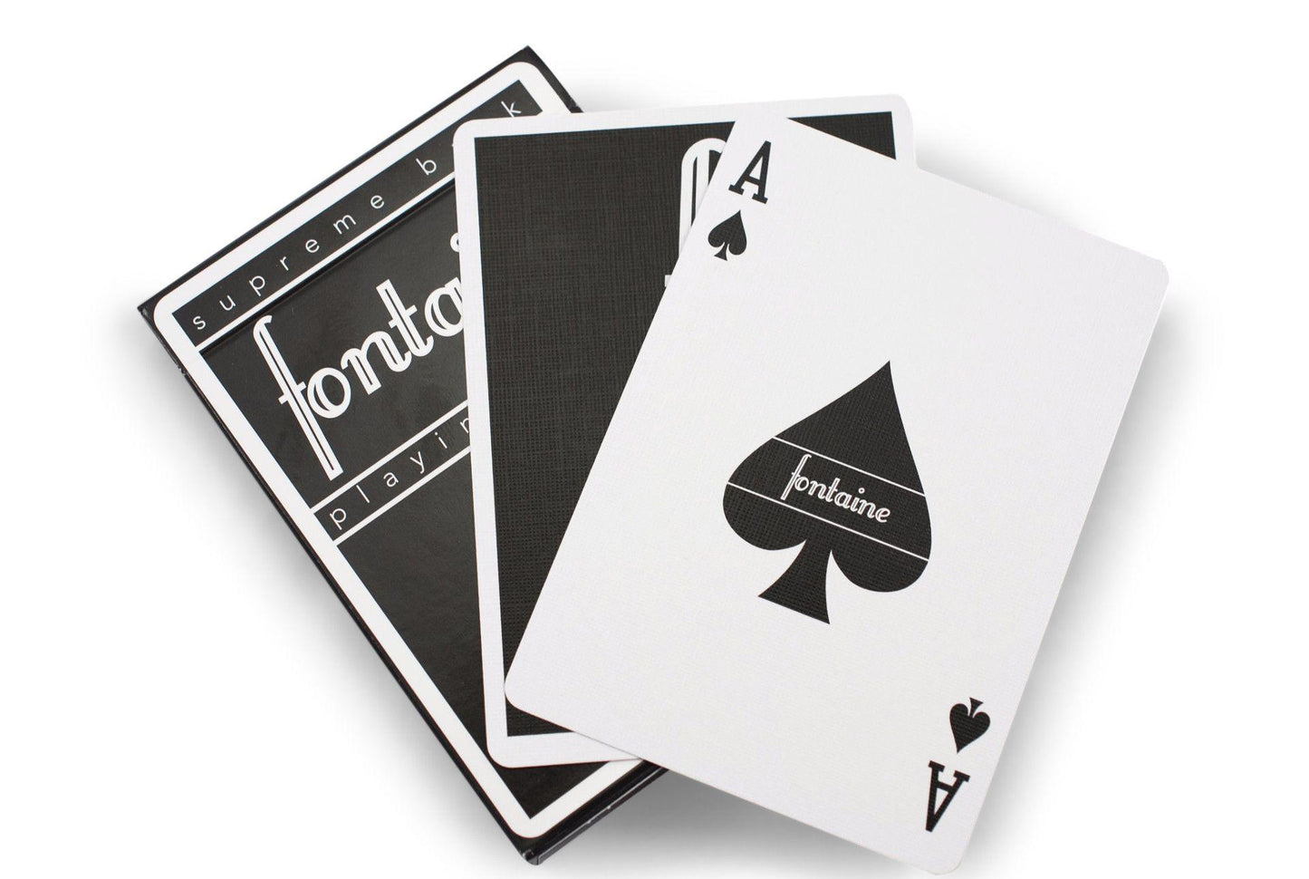 Black Fontaine Playing Cards by Zach Mueller