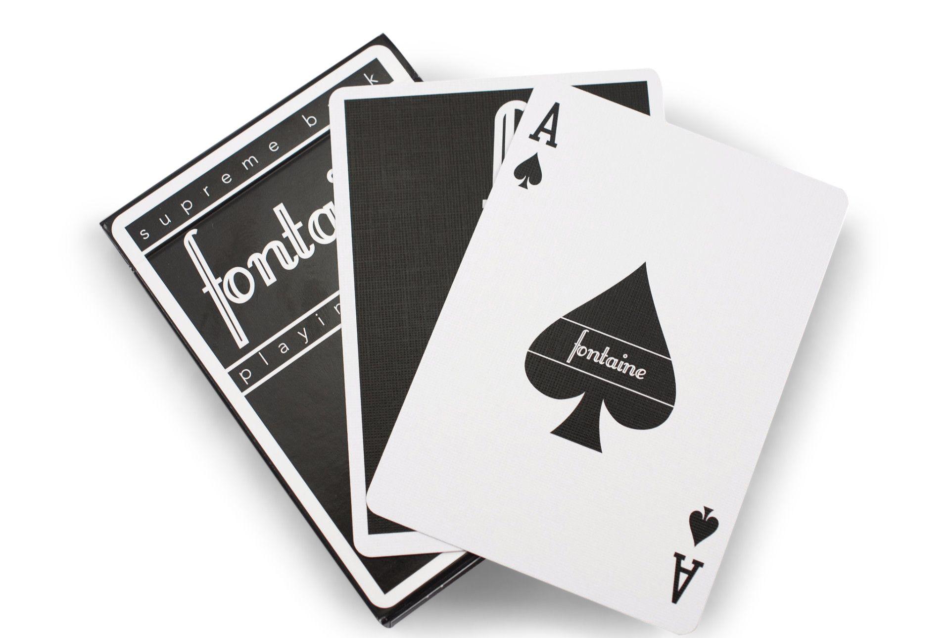 Black Fontaine-RarePlayingCards.com – Rare Playing Cards