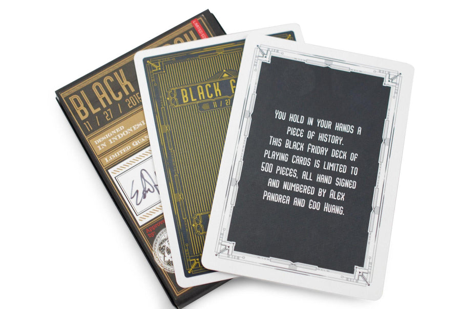 Black Friday Playing Cards by The Blue Crown