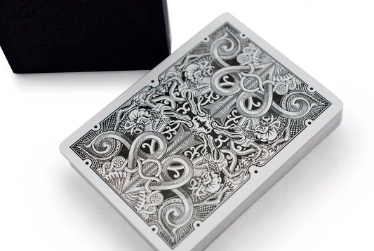 Black Gatorbacks Playing Cards by David Blaine