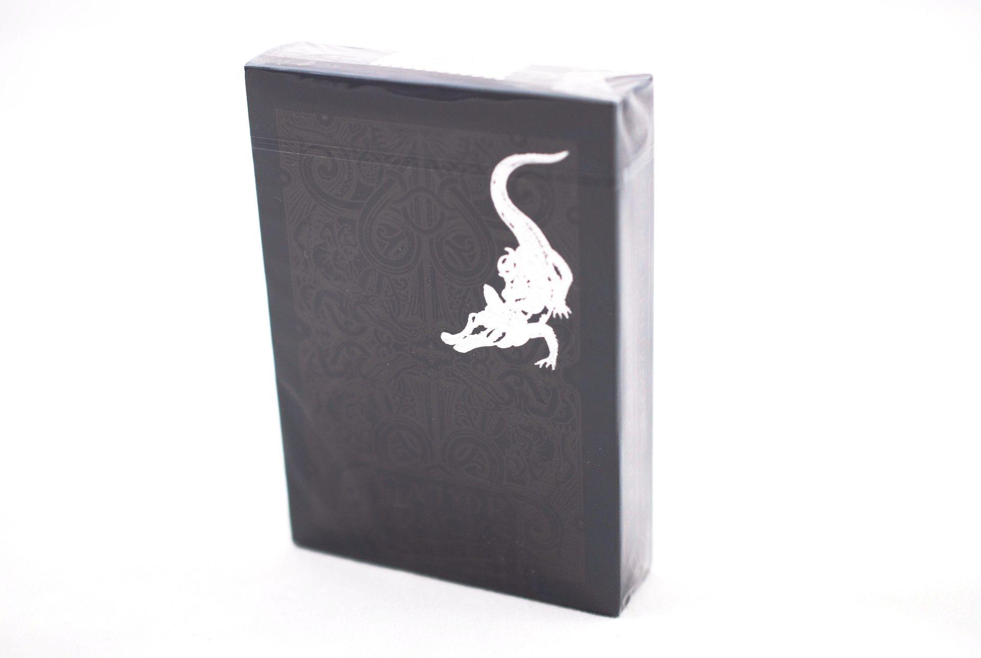 Black Gatorbacks Playing Cards by David Blaine