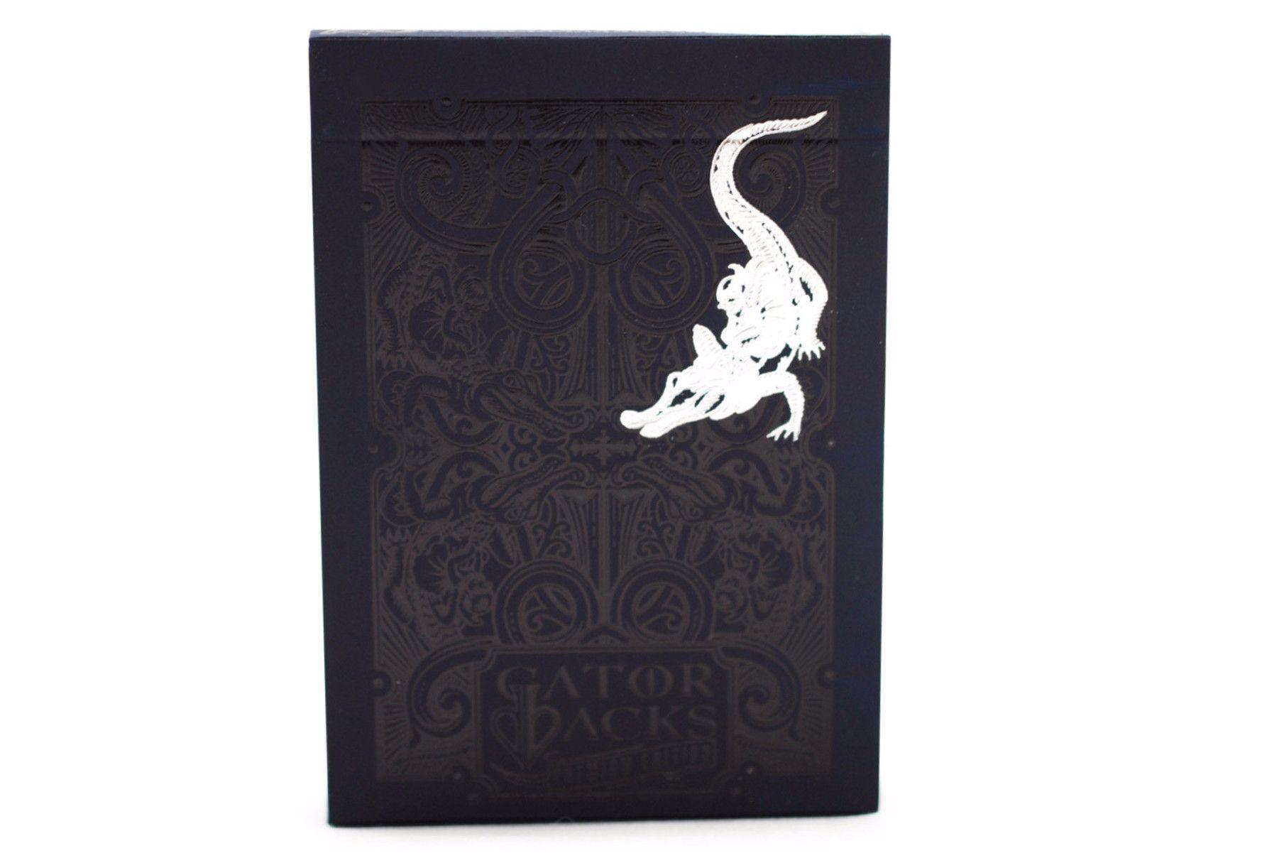 Black Gatorbacks Playing Cards by David Blaine