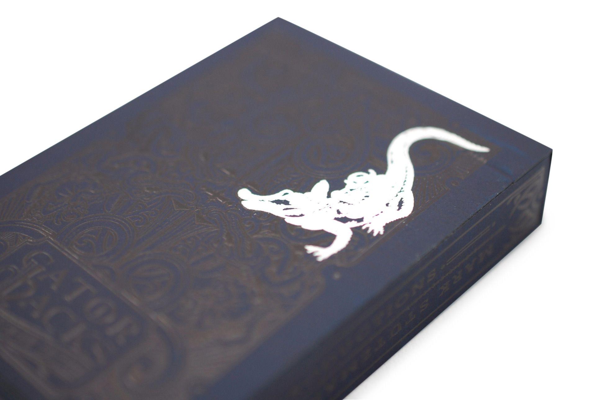 Black Gatorbacks Playing Cards by David Blaine