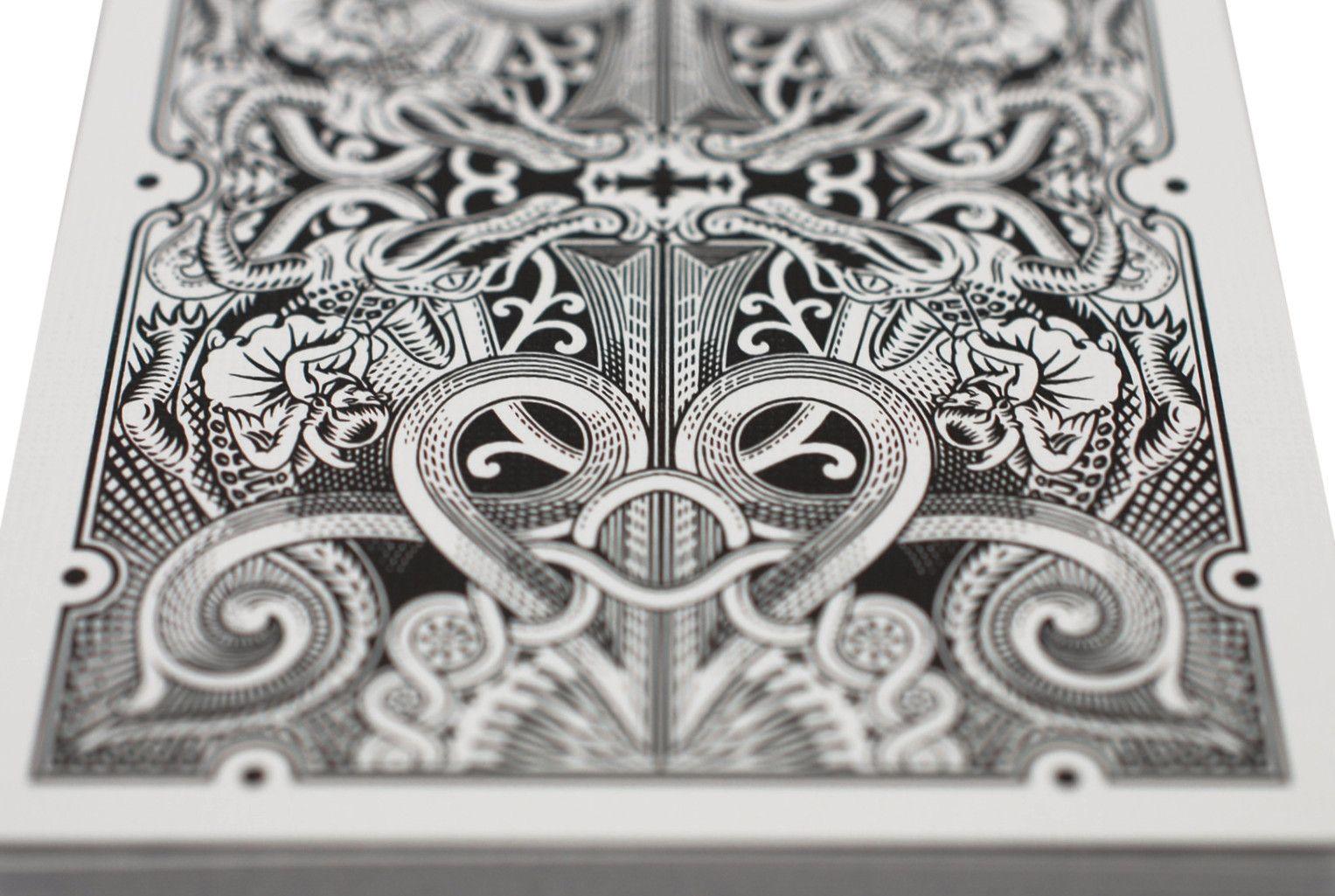 Black Gatorbacks Playing Cards by David Blaine