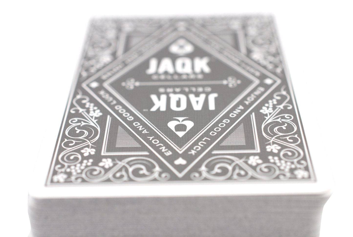 Black JAQK Playing Cards by Theory11