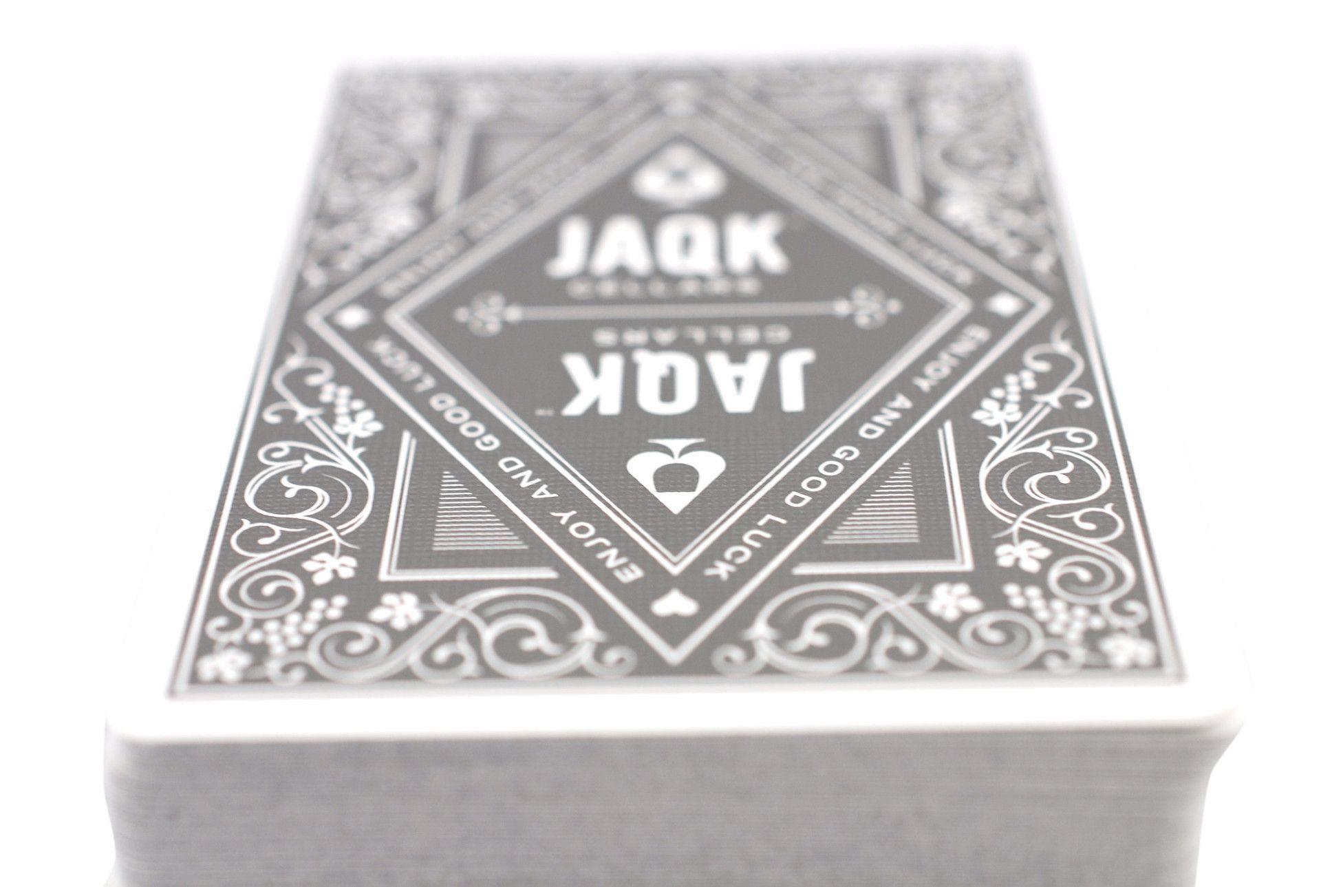 Black JAQK Playing Cards by Theory11
