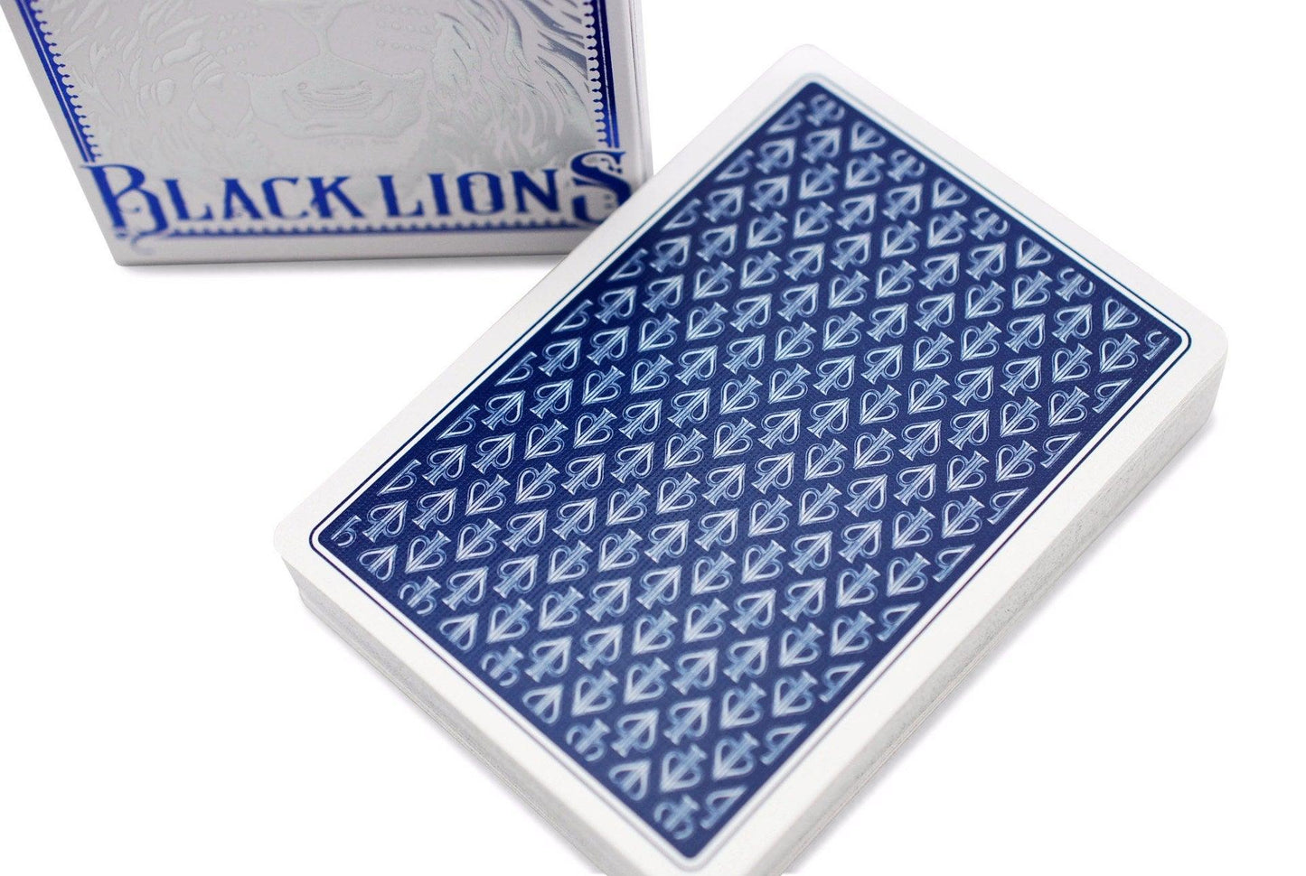 Black Lions Blue Edition Playing Cards by David Blaine