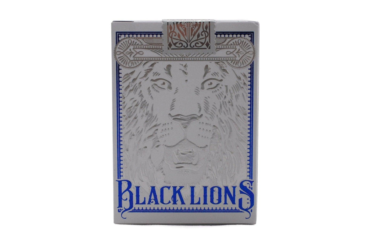 Black Lions Blue Edition Playing Cards by David Blaine