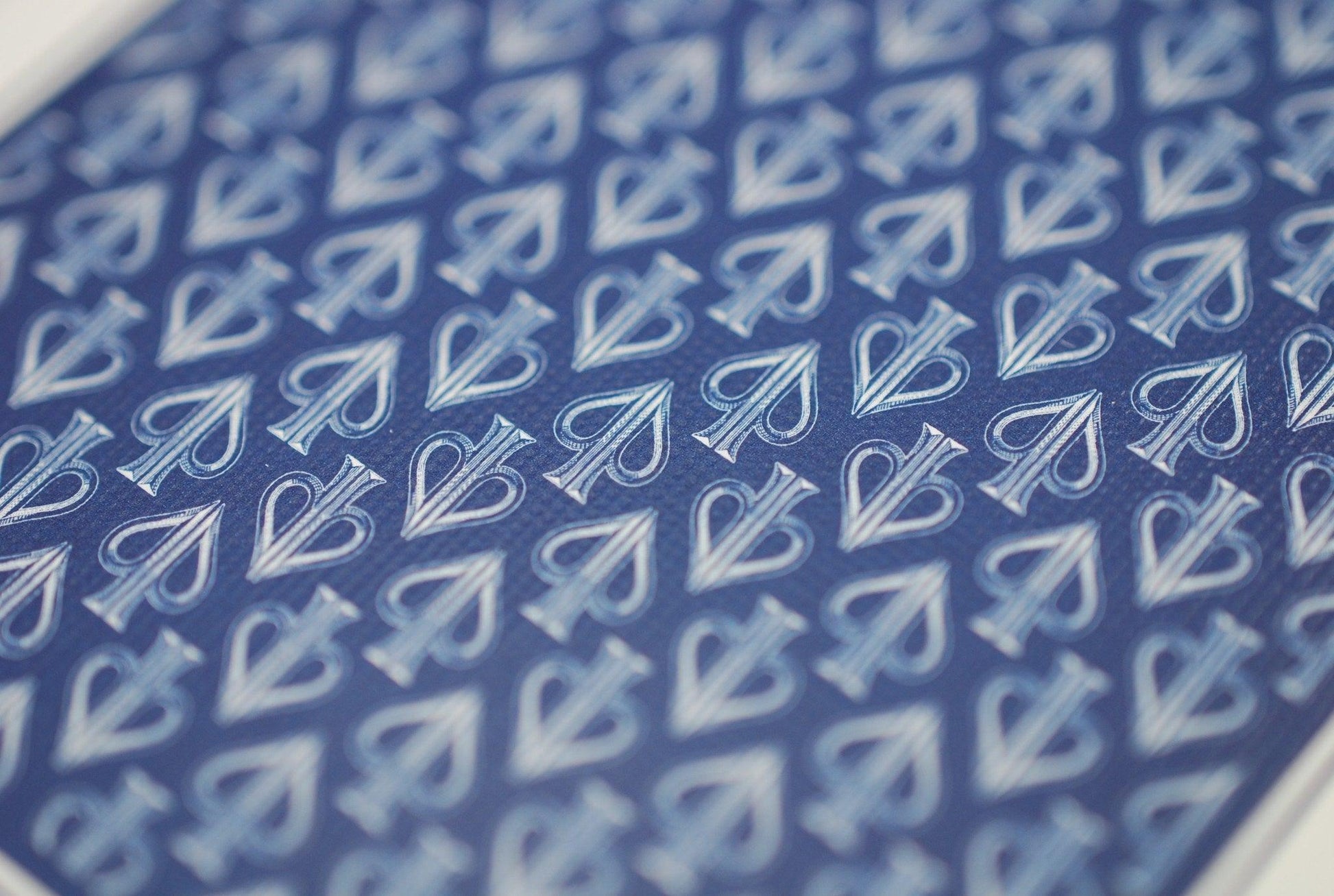 Black Lions Blue Edition Playing Cards by David Blaine