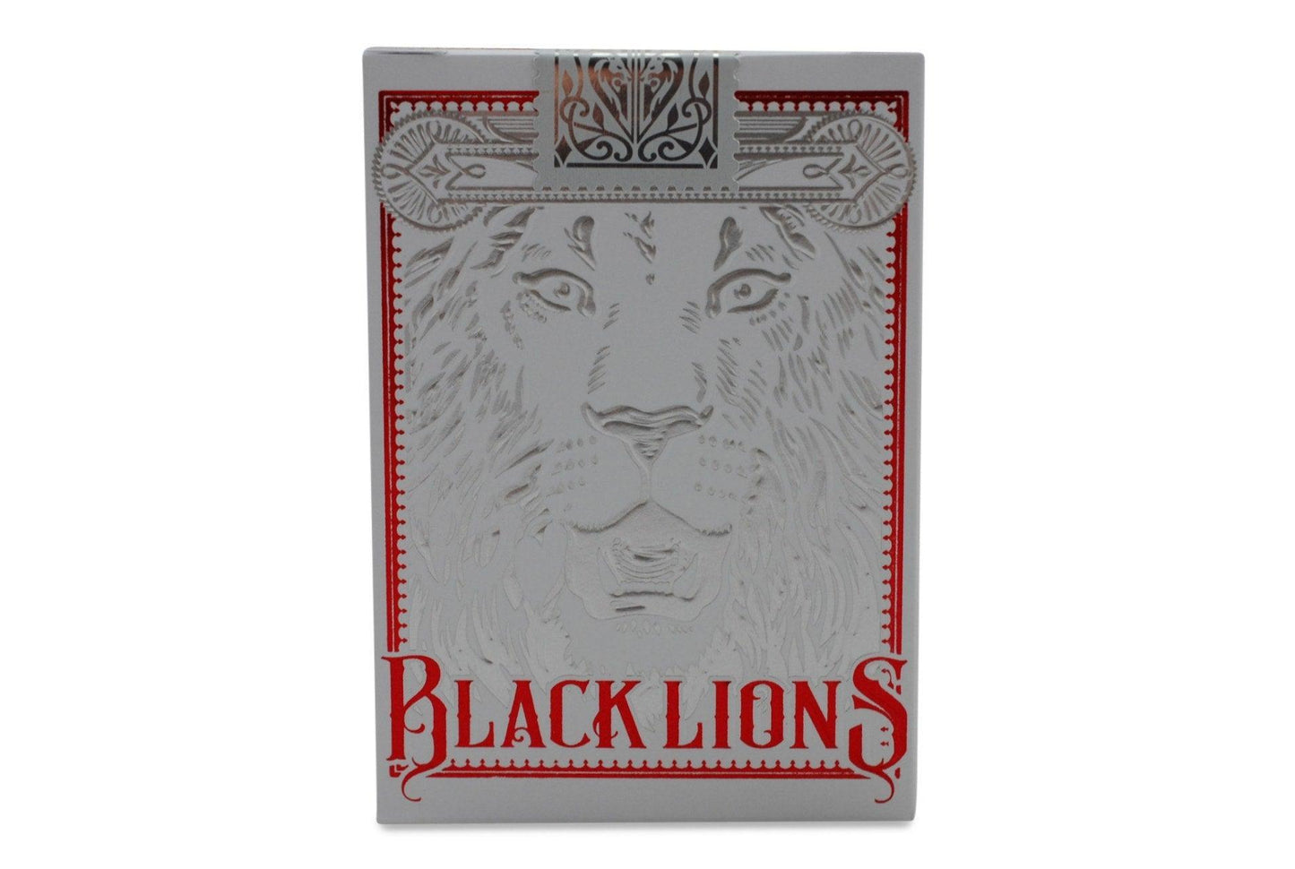Black Lions Red Edition Playing Cards by David Blaine