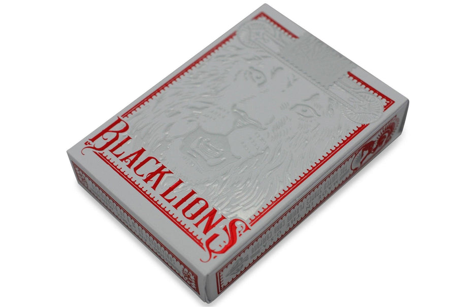 Black Lions Red Edition Playing Cards by David Blaine