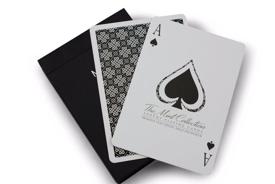 Black Mint Playing Cards by 52Kards