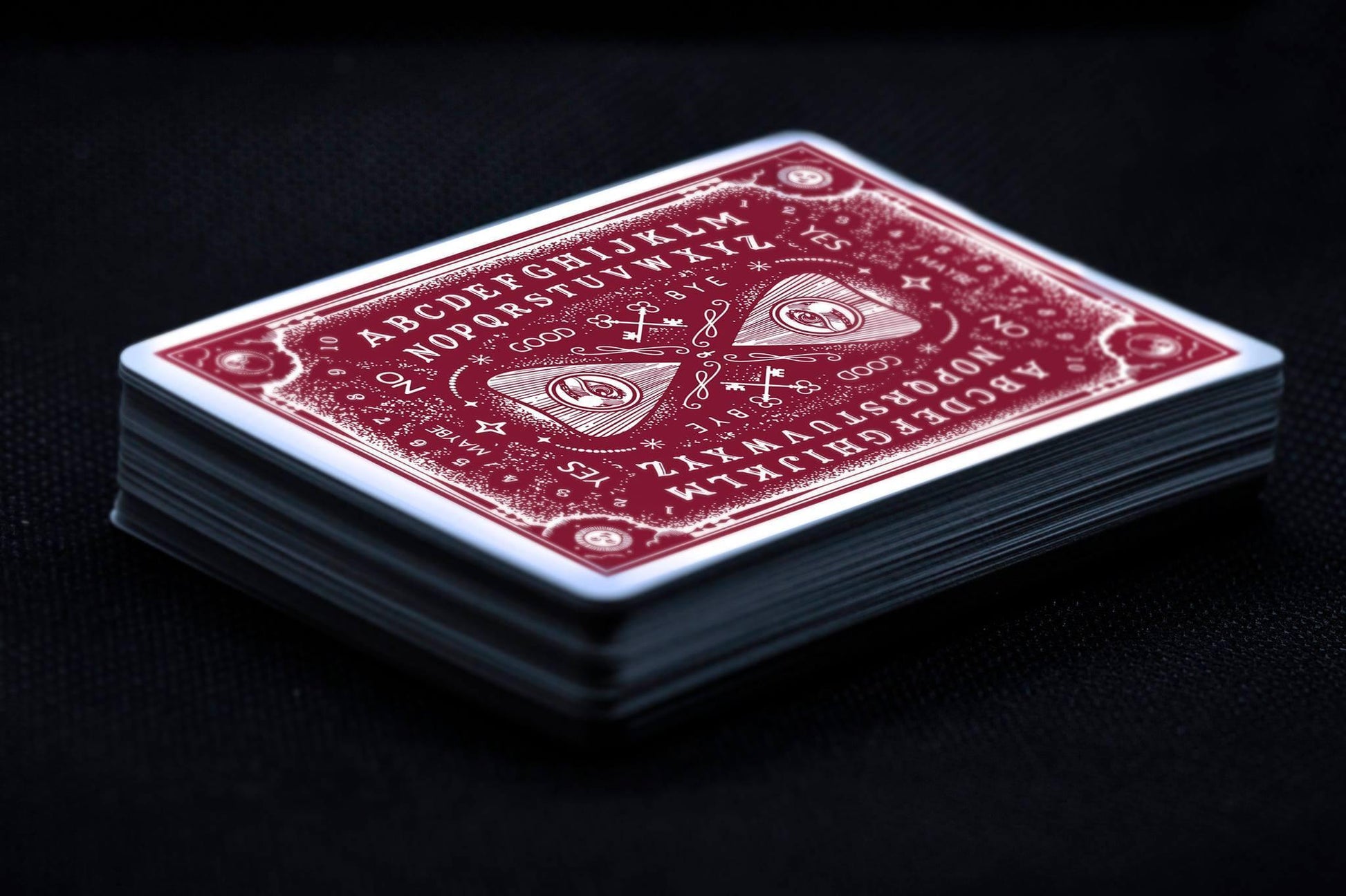 Resurrected Playing Cards - V2 Blood Red Limited Edition Playing Cards by RarePlayingCards.com