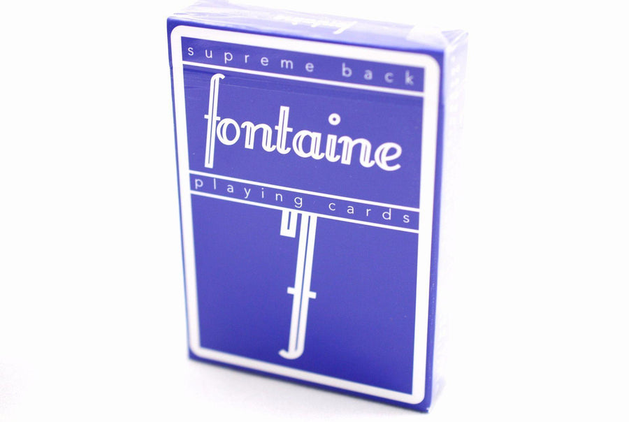 Blue Fontaine Playing Cards by Fontaine
