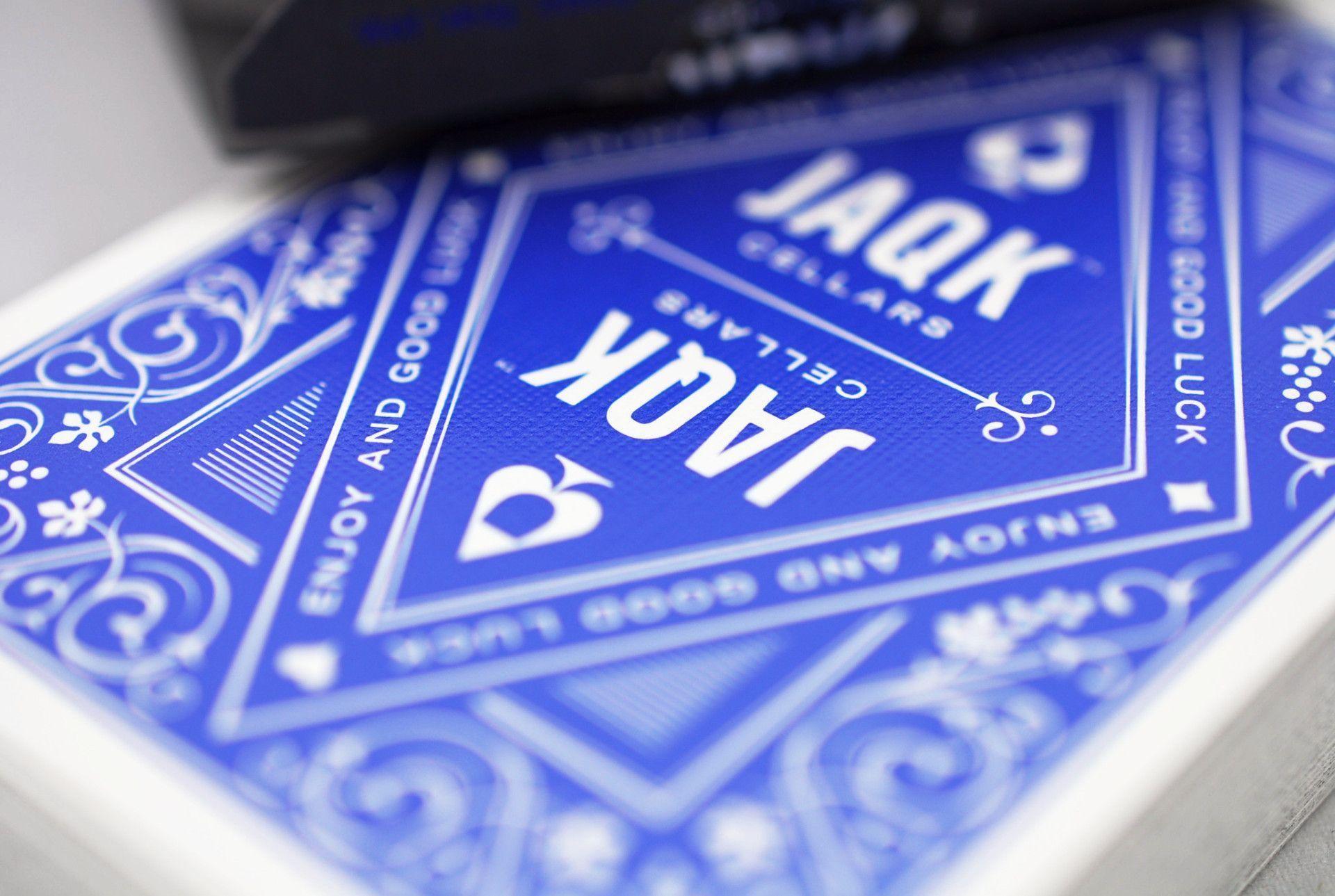 Blue JAQK Playing Cards by Theory11