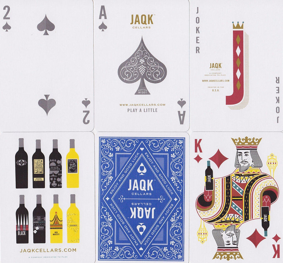 Blue JAQK Playing Cards by Theory11