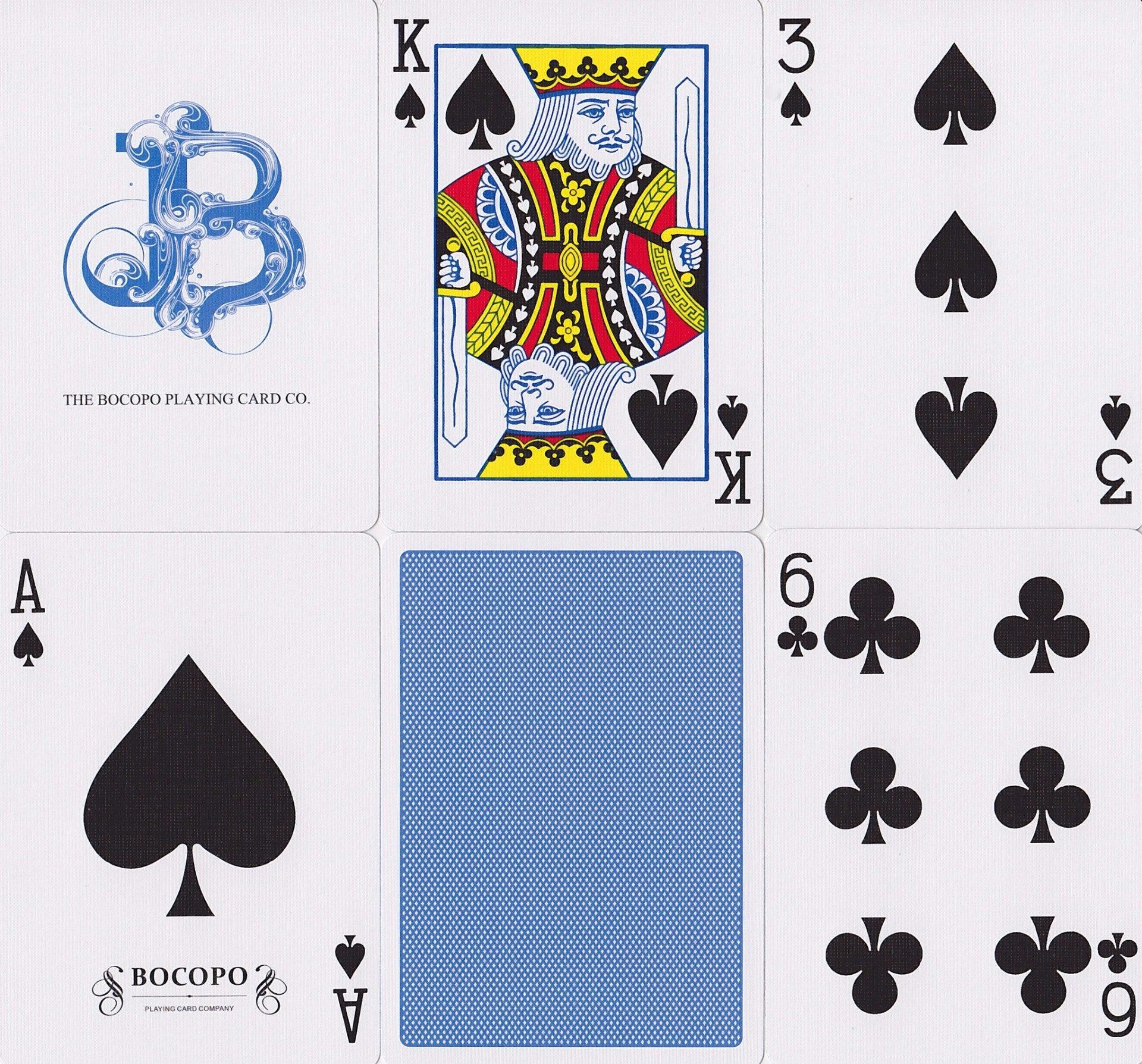Blue Steel Playing Cards by Bocopo Playing Card Co.