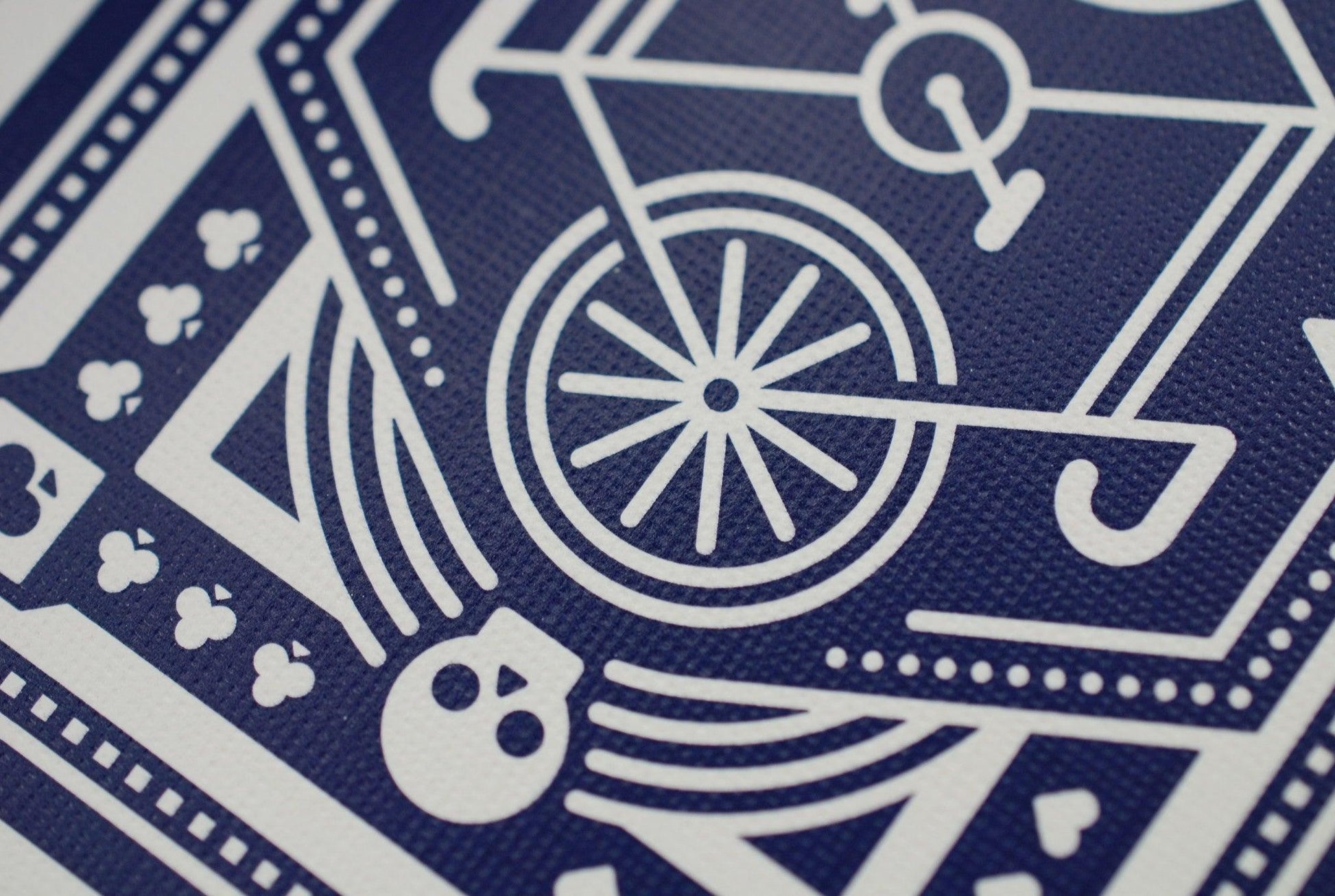 Blue Wheel Playing Cards by Art of Play