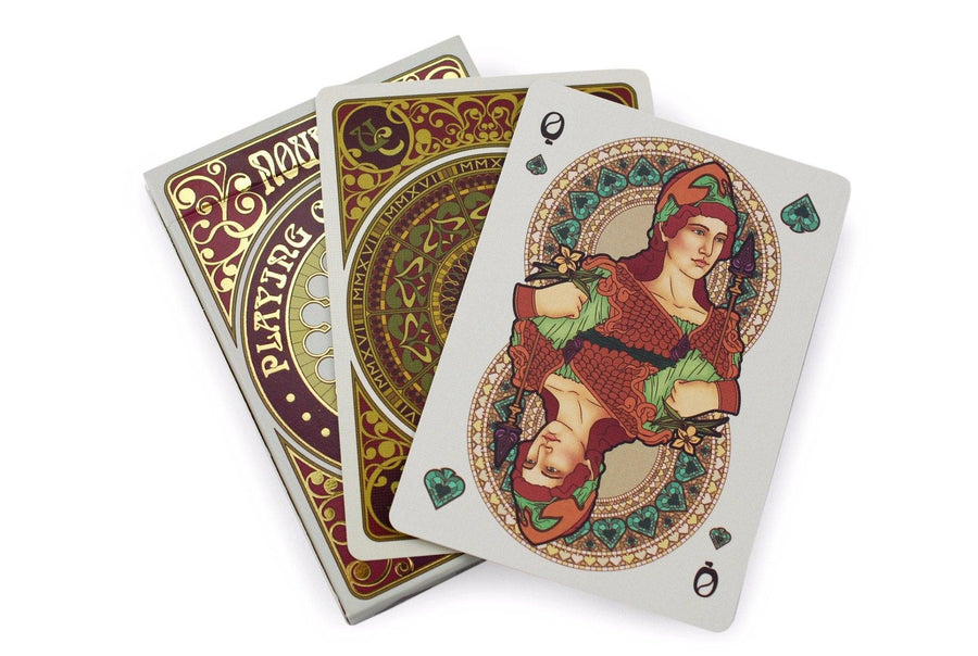 Bourgogne Playing Cards by Expert Playing Card Co.