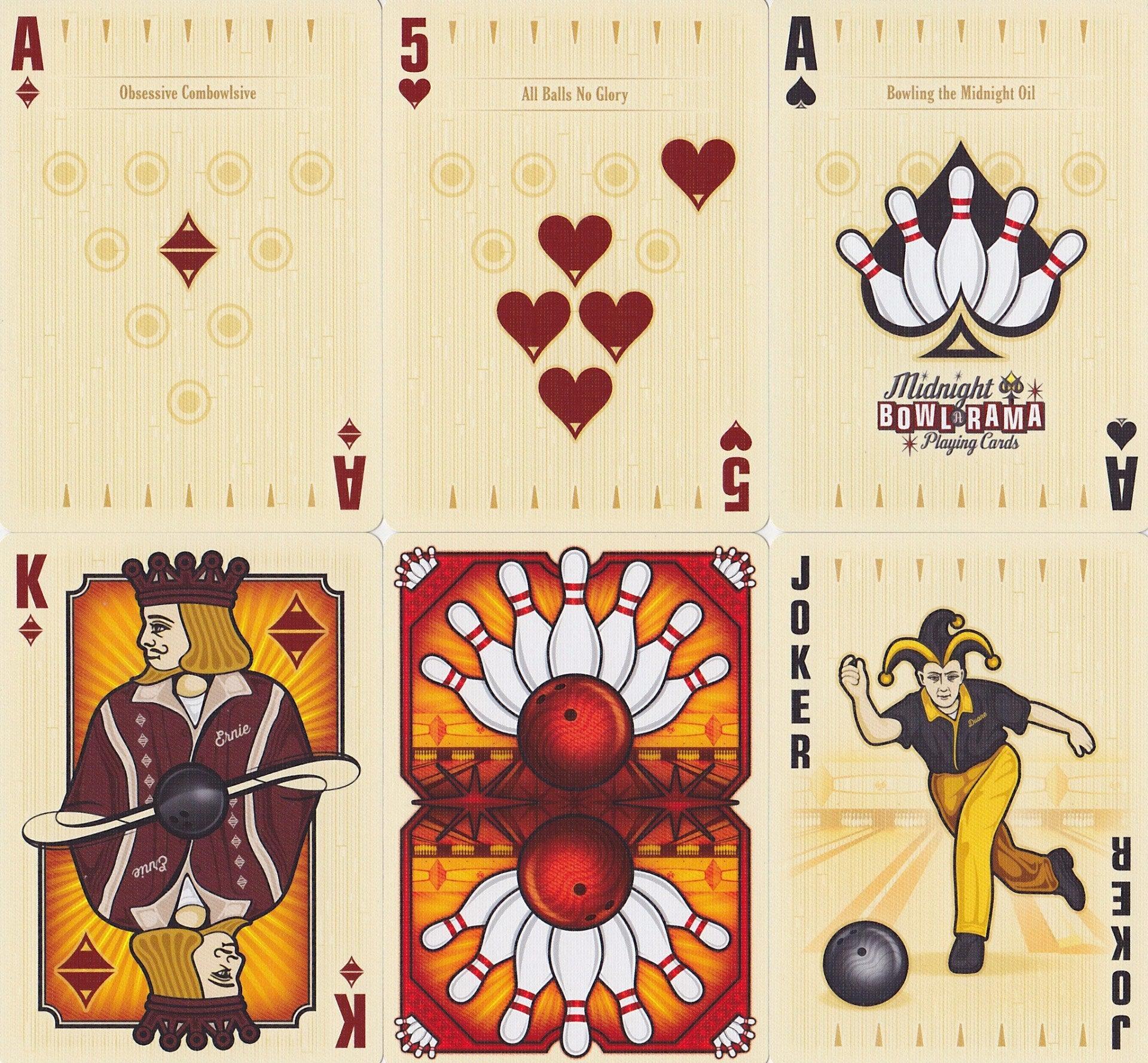 Bowl-A-Rama Playing Cards by Midnight Cards