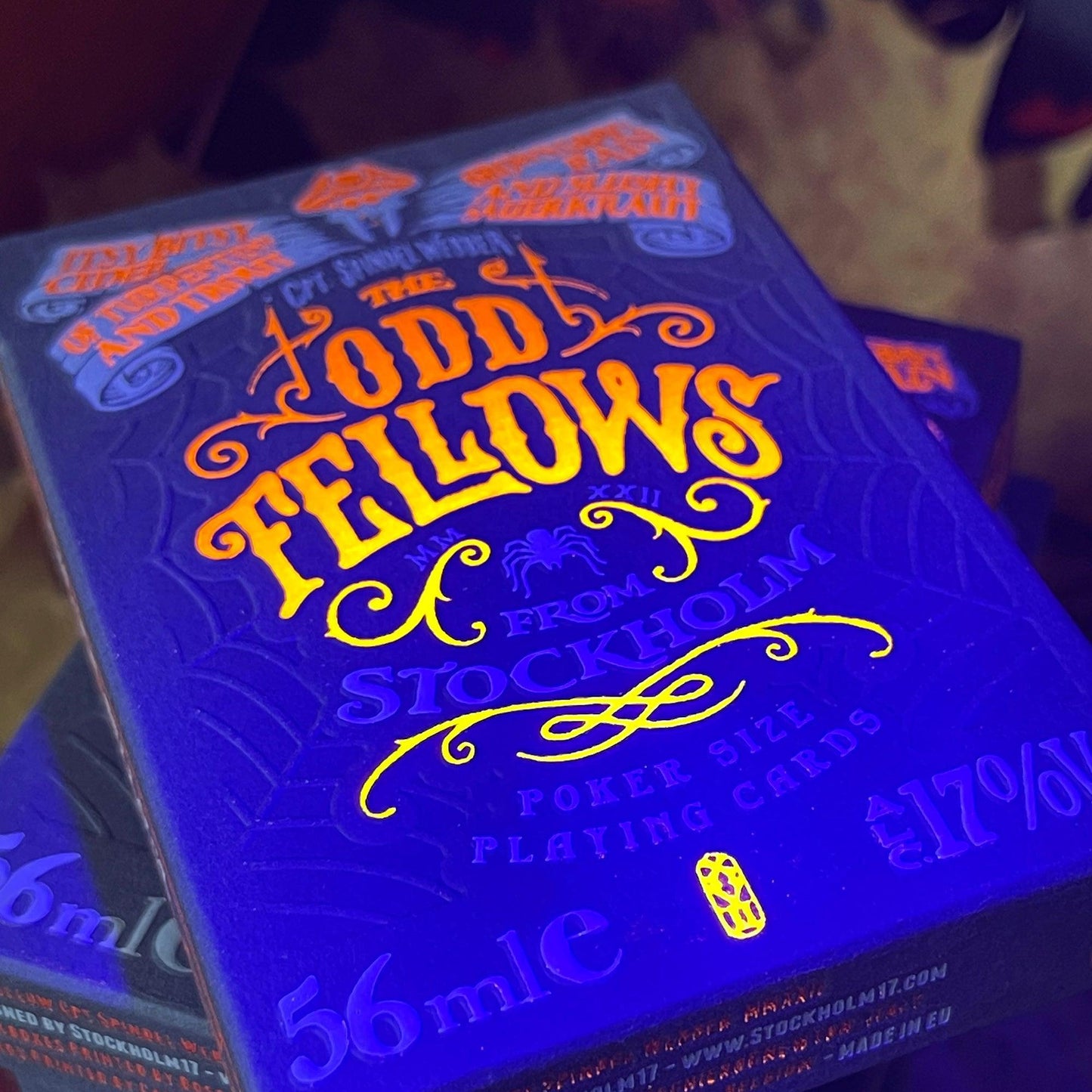 Cpt Spindel Webber - Odd Fellows Playing Cards Playing Cards by Stockholm 17