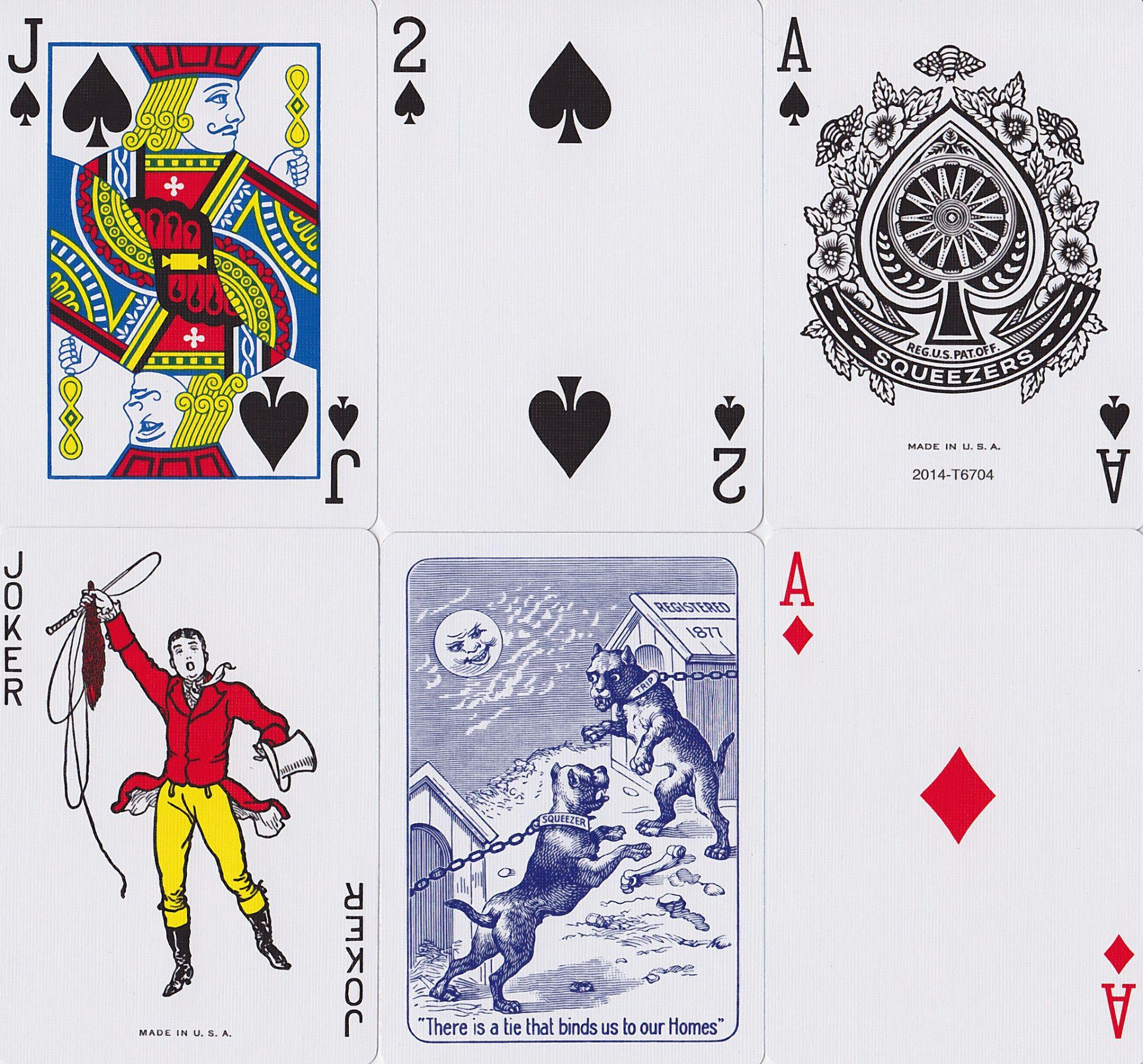 Bulldog Squeezers® Playing Cards by US Playing Card Co.