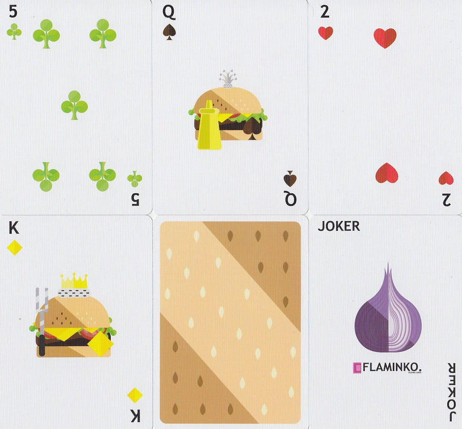 Burger Deck Playing Cards by Flaminko