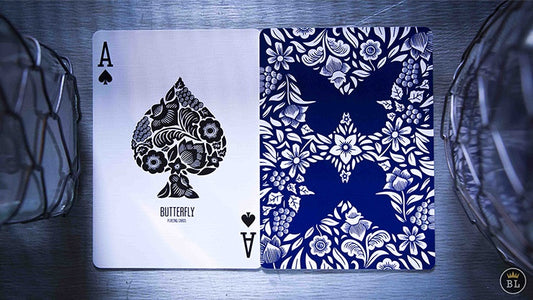 Butterfly: Blue (Second Edition) Playing Cards by Ondrej Psenicka