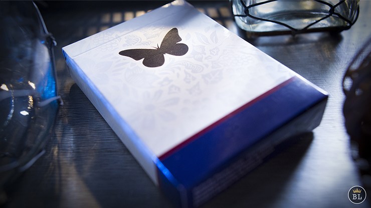 Butterfly: Blue (Second Edition) Playing Cards by Ondrej Psenicka