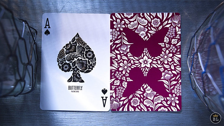Butterfly: Red (Second Edition) Playing Cards by Ondrej Psenicka
