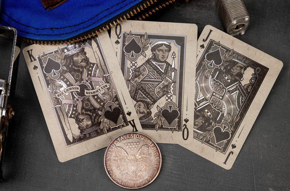 Silver Certificate - Foiled Edition Playing Cards by Kings Wild Project