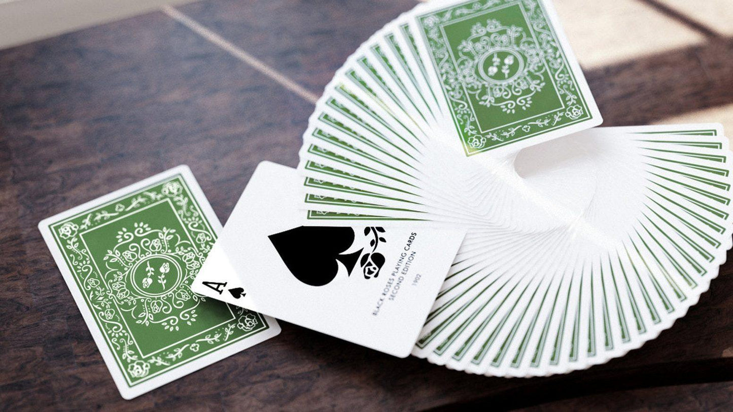 Black Roses 2nd Immergrün Edition Playing Cards by Daniel Schneider