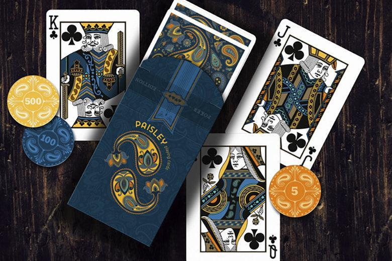 Paisley Poker Playing Cards Playing Cards by The Dutch Card House Company
