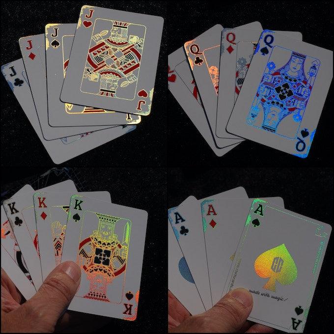 Holographic Chris Cards Playing Cards by Chris Cards